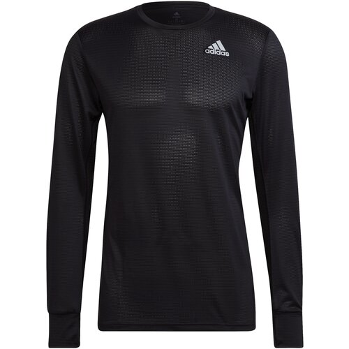 Adidas Tehnička sportska majica 'Own the Run' crna / bijela Cene