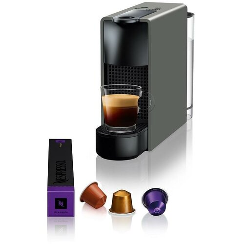 Nespresso aparat za kafu essenza mini siva & aeroccino Slike
