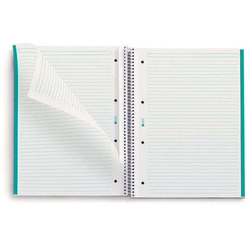 MiquelRius Kolegij blok A4 90g 80L spiralni crte Recycled cardboard be eco emerald MR46888 Slike