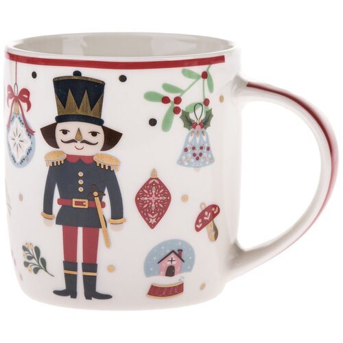 Dakls Bela porcelanasta skodelica z božičnim motivom 370 ml – Cene