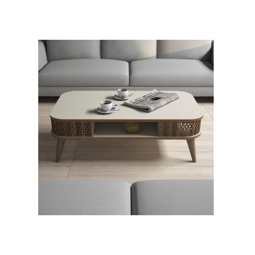 Hanah home Eylul Klub sto, 105x34,6x60cm, Bež-smeđa Slike