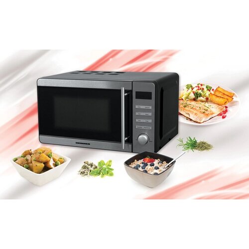 Heinner HMW-20DBKSS Mikrovalna pećnica, 20 l, 700 W, Digittalna, Grill, timer, Crni/Inox Cijene
