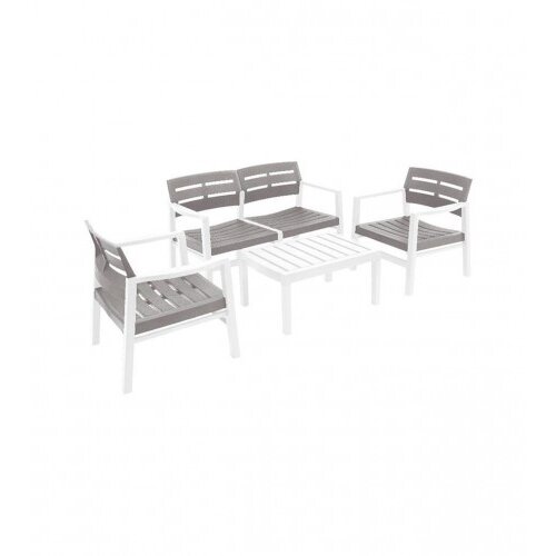 ProGarden Garnitura Surabaya antracit/bijela (STO+2 STOLICE+SOFA) Cijene