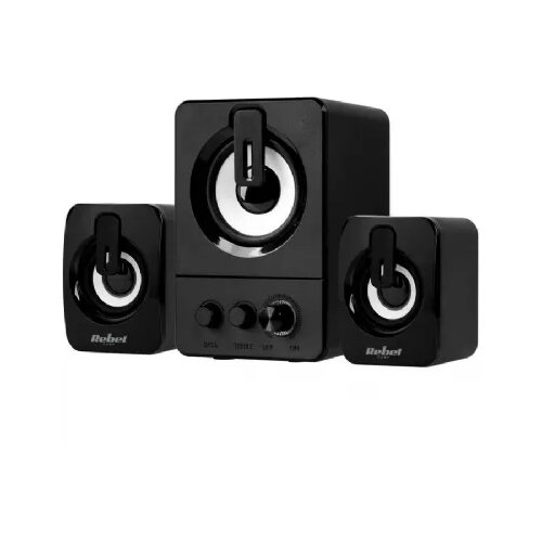 Rebel Zvočniki CS-50, 2.1, SUB BASS, črne barve Cene