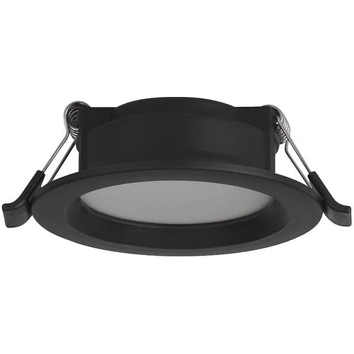 Eglo LED vgradni žaromet Idun-E (4 W, Premer: 86 mm, Črna, Toplo bela) Slike