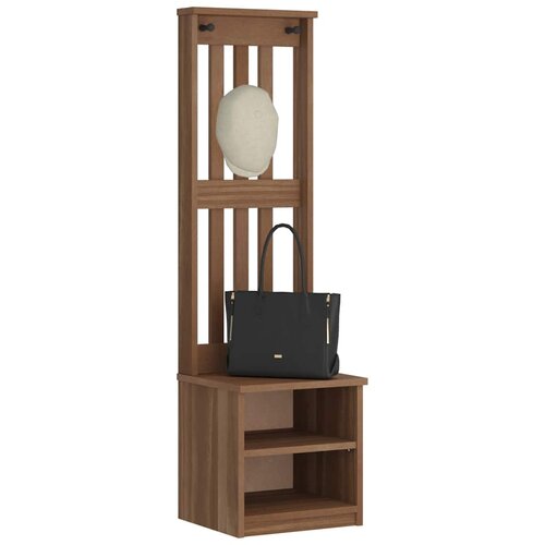 vidaXL Drevo za dvorano "SANDENS" 45x40x159,5 cm masivni les bora Cene