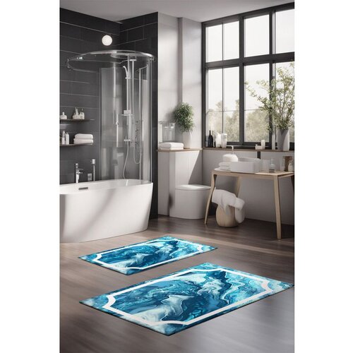  CT-5030 multicolor bathmat set (2 pieces) Cene