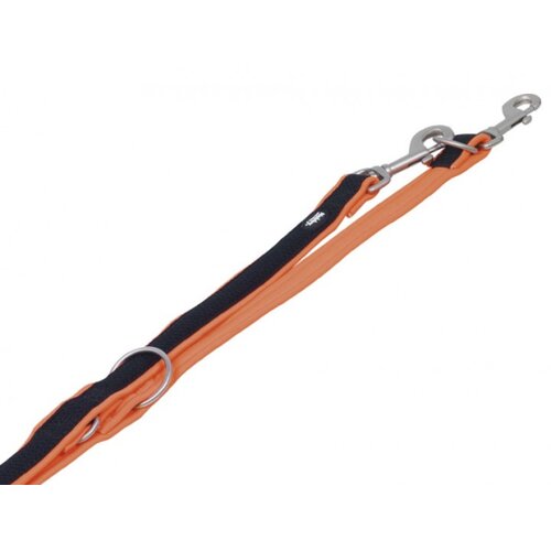 Nobby preno mesh povodec za trening &amp;ndash; oranžen - 200 cm 20 mm Slike