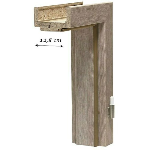GETADOOR Dovratnik Aperto Cappuccino GA11 (Š x V: 950 x 2.000 mm, Širina zida: 12,5 cm, DIN desno, Srebrni hrast) Cene