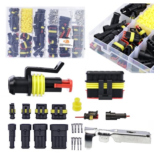 Rosfix Set Hermetičnih Električnih Spojev &ndash; 1004 Kosov | IP67, 14A, 24V, &minus;40&deg;C do +125&deg;C, PA66, (21739287) Cene