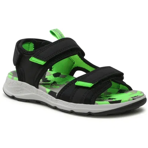 Superfit Sandali 1-000584-0000 S Black/Lightgreen