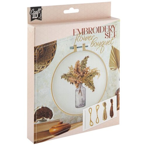  Set za vezenje - vaza s cvijećem Slike