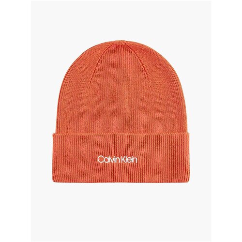 Calvin Klein Orange Ladies Winter Beanie with Wool and Cashmere Calvin Klei - Ladies Slike