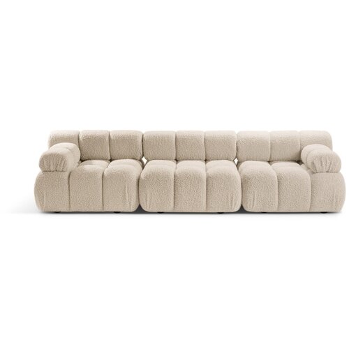 Micadoni Bež sedežna garnitura iz tkanine bouclé 282 cm Bellis – Home Cene