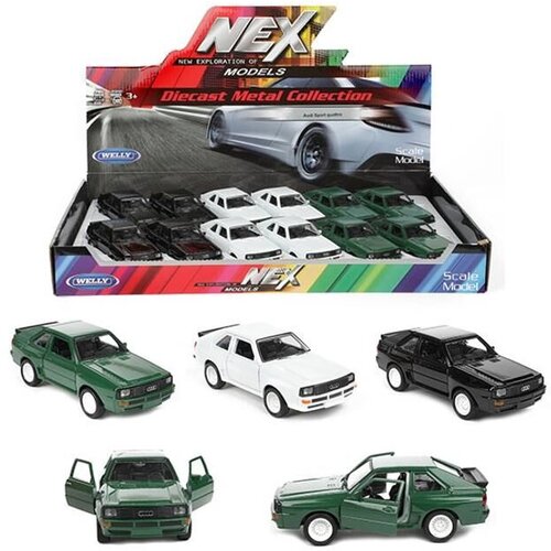 Welly Welly: Kovinski model avtomobila Audi Sport Quattro v različnih izvedbah, 11 cm Cene