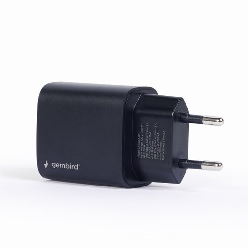  Punjač Type-C fast charger, 18 W, black GEMBIRD, TA-UQC3-03 Slike