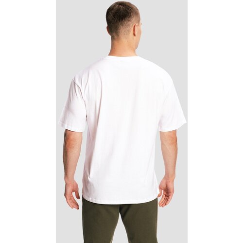 GymBeam limitless oversized t-shirt white Slike