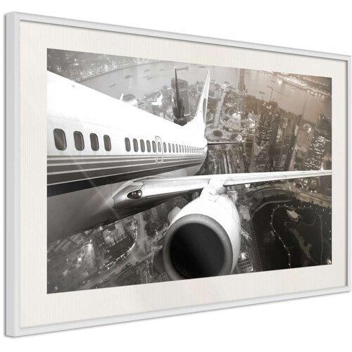  Poster - Plane Wing 90x60 Slike