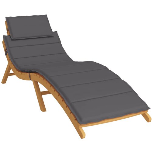  Jastuk za ležaljku antracit 186x58x4 cm od tkanine Oxford Slike