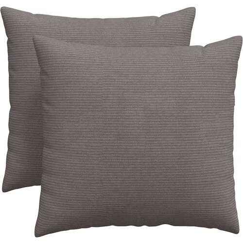 VidaXL jastučići za sofu 2 pcs svijetlo siva 50 x 50 cm Slike