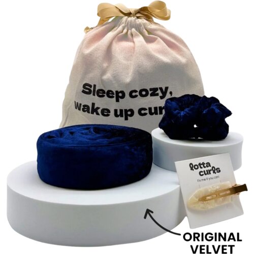 Lotta Curls Set za uvijanje kose bez topline - Deep Blue Cijene