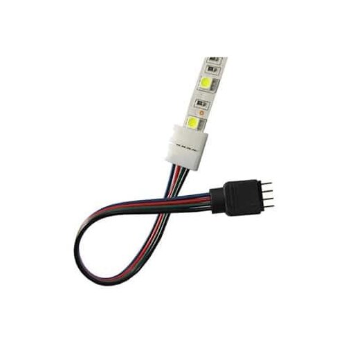 MasterLED rgb led konektor 10mm enostranski + 4 pin Slike