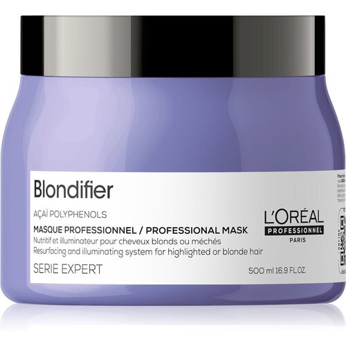 L&amp;acute;Or&amp;eacute;al Paris Serie Expert Blondifier regenerirajuća maska za plavu i kosu s pramenovima 500 ml Slike