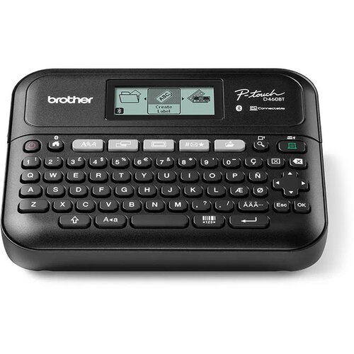 Brother PT-D460BTVP, Desktop, TZe tapes 3.5 to 18mm, Manual Cutter, AC Adapter, Carry Case Cene