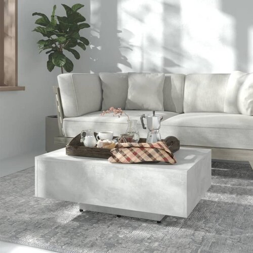 vidaXL Klubska mizica betonsko siva 85x55x31 cm iverna plošča Cene