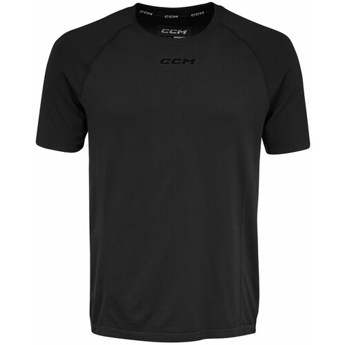 CCM Men's T-Shirt SS Premium Training Tee Black S Slike