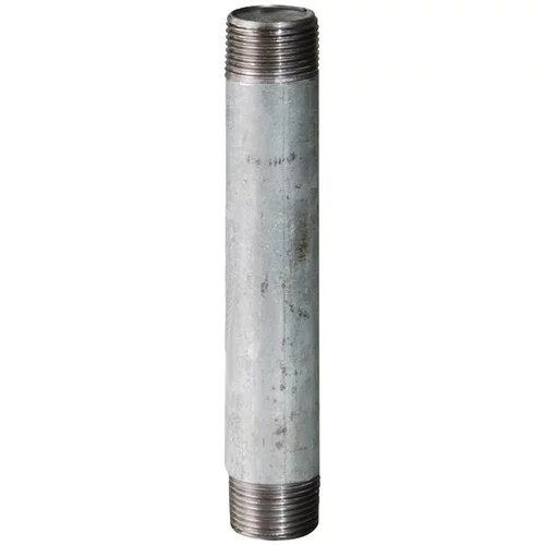  Cevni spojnik (½-palčni, dolžina: 100 mm, pocinkan)