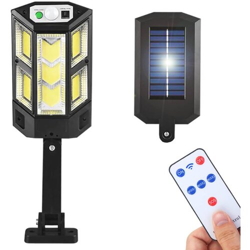  Solar 59 led cob cestovna svjetiljka s pir senzorom kretanja + kontroler Slike