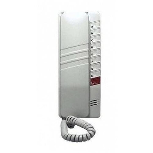 Tesla 4FP 110 83.201 / 2 - domači telefon z gumbom za 2. ključavnico, 2-BUS, bel Cene
