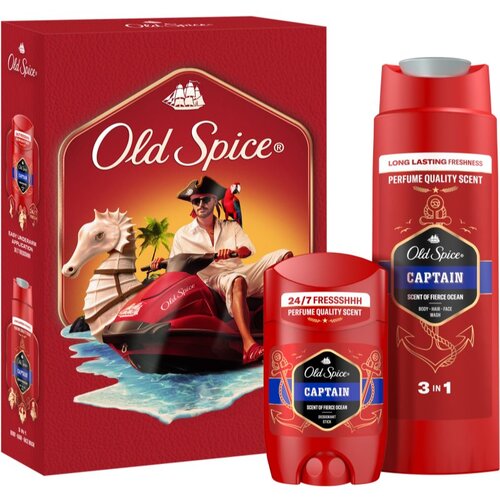 Old Spice Captain Gift Set darilni set za mo&amp;scaron;ke Slike