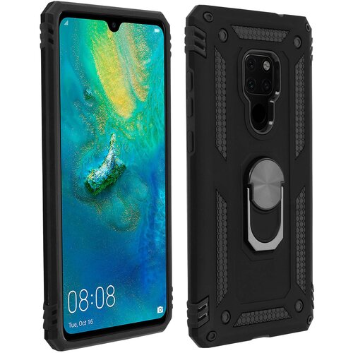 AVIZAR etui odporen proti udarcem s kovinskim držalom za obrocke - crn str. huawei mate 20, (20599465) Cene