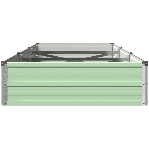  Povi&amp;scaron;eni vrtni krevet Pastelno zelena 240 x 80 x 24 cm Slike
