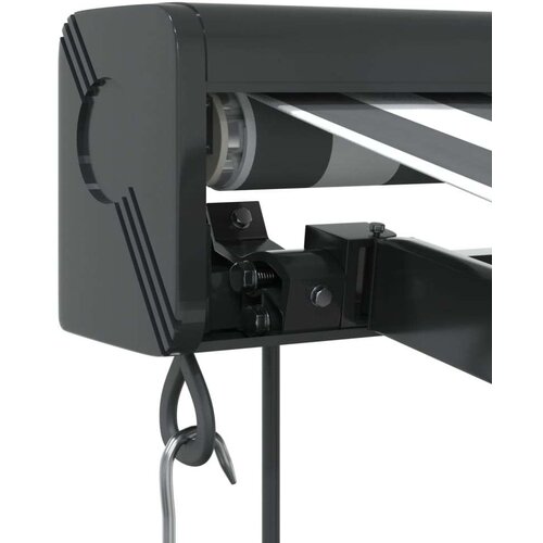 VidaXL Tenda na uvlačenje antracit-bijela 3 5x2 5 m tkanina i aluminij Slike