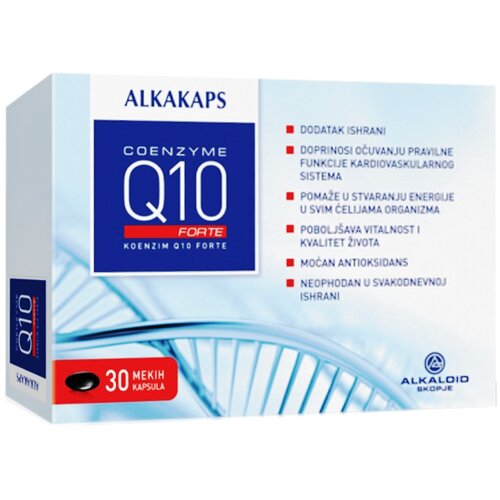 Alkaloid koenzim Q10 forte 30mg 30 kapsula Slike