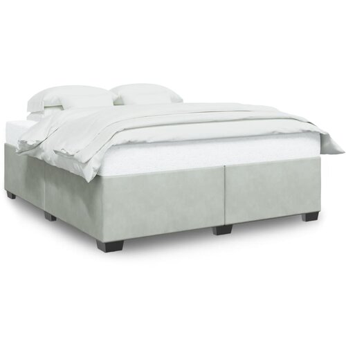 VidaXL Okvir za krevet svjetlosivi 180 x 200 cm bar&amp;scaron;unasti Slike