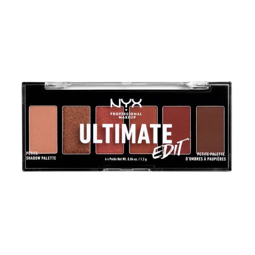NYX Professional Makeup paleta senčil - Ultimate Edit Petite Shadow Palette - Warm Neutrals (USPP01) Slike