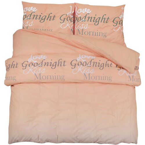 Maison Chic Komplet posteljnine - Posteljnina roza 135x200 cm bombaž, (21786698) Cene