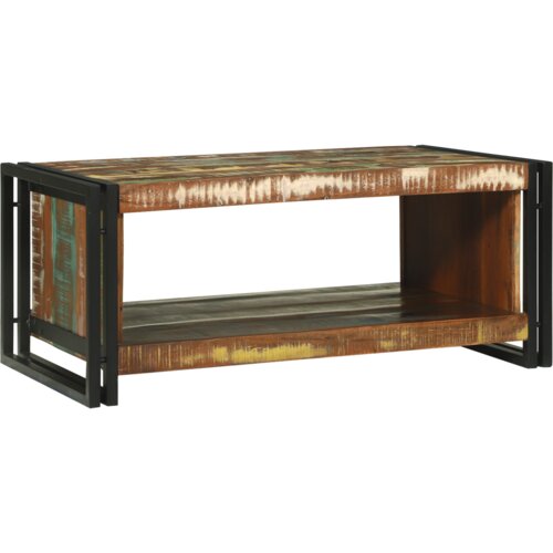 VidaXL stolić za kavu 90x50x38 cm Čvrsto obnovljeno drvo Slike