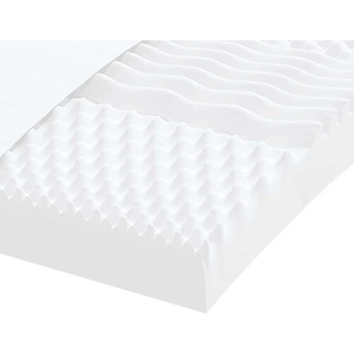 VidaXL Madrac od pjene bijeli 80 x 210 cm 7 zona tvrdoća 20 ILD Slike