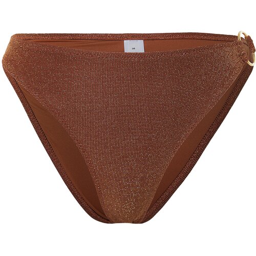 Trendyol Brown Accessory Silvery Bikini Bottom Cene