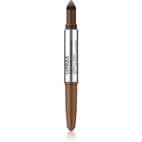 Clinique High Impact Shadow Play&amp;trade; Shadow &amp;amp; Definer senčila za oči v svičniku duo odtenek Rum + Cola 1,9 g Slike