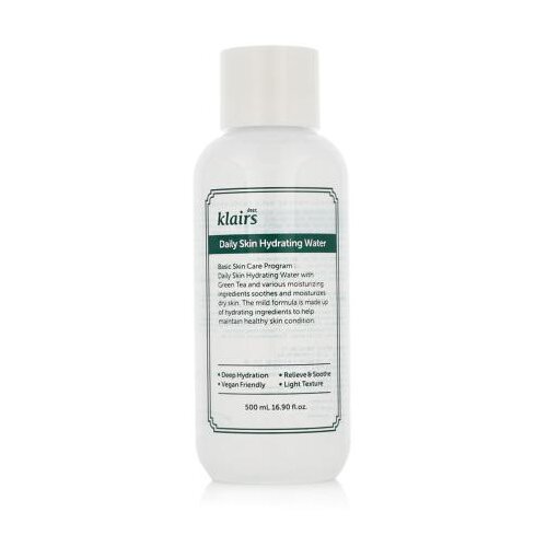 Dear, Klairs Daily Skin Hydrating Water losjon in sprej za obraz za vse tipe kože 500 ml unisex Cene