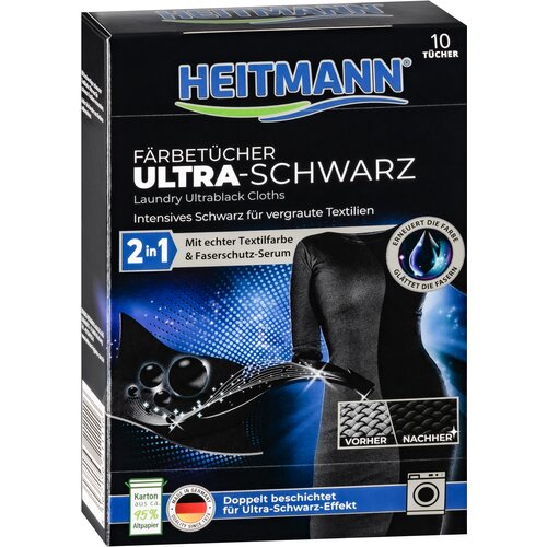 HEITMANN Maramice za bojenje ve&scaron;a, Crne, 12 komada Cene