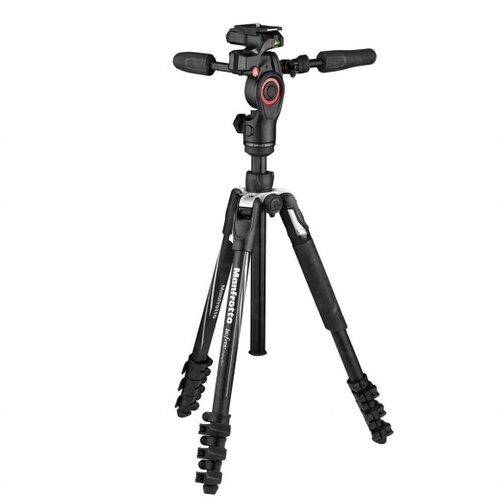Manfrotto Tripod SET MKBFRLA4BK-3W BEFREE 3Way Live Adv Al Lev BK Slike