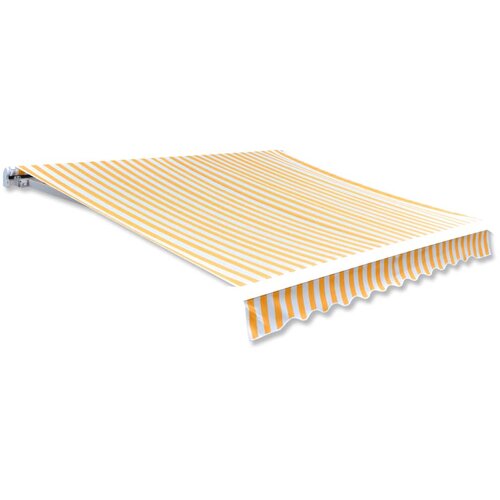 vidaXL platno za tendu narančasto-bijelo 500 x 300 cm Cijene