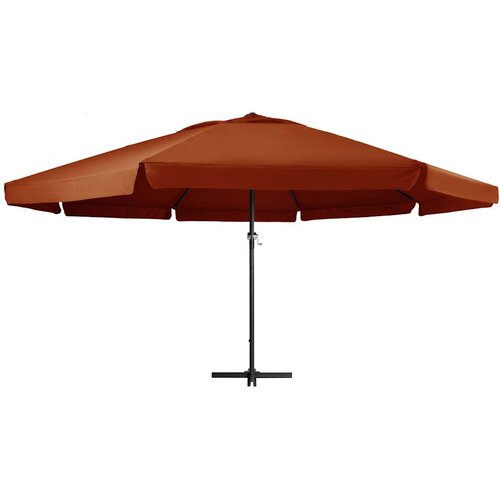  Vrtni suncobran s aluminijskim stupom 600 cm terakota Slike